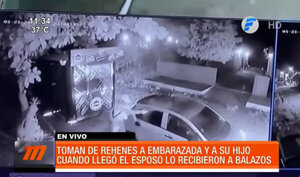 Toman de rehenes a una embarazada y a su hijo | Telefuturo