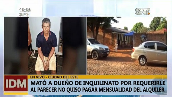 Dueño de inquilinato es asesinado tras reclamo de pago de alquiler