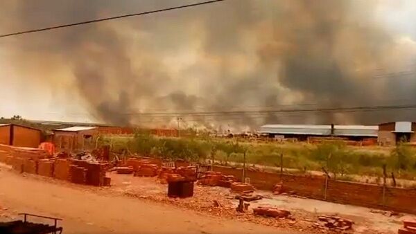 Gracias a la lluvia, bomberos controlan incendio en Chaco'i