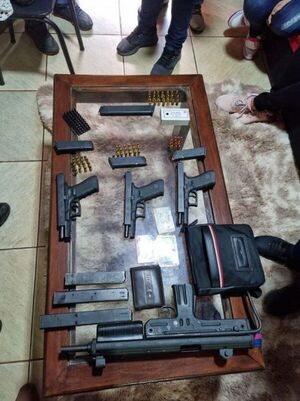 Armas incautadas fueron utilizadas en varios homicidios en Pedro Juan Caballero