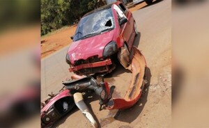 Embarazada de 8 meses involucrada en accidente