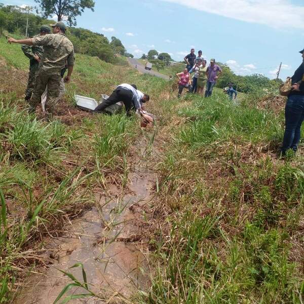 Hallan el cuerpo de un presunto integrante de una banda criminal con 14 impactos de bala en Yby Yaú