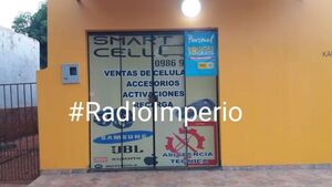Tienda de celulares fue blanco de hurto agravado en barrio Obrero