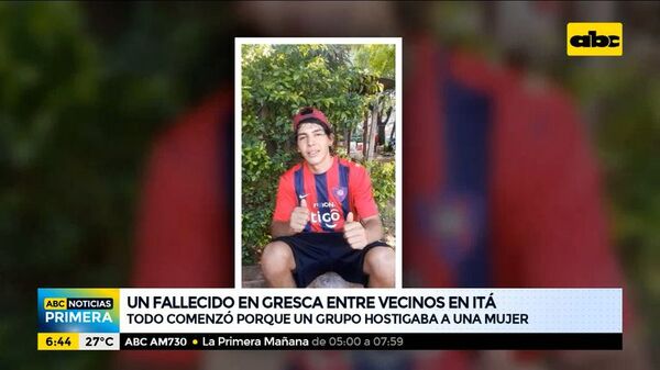 Un fallecido en gresca entre vecinos en la ciudad de Itá - ABC Noticias - ABC Color
