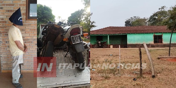 EN ALLANAMIENTO, SE LOGRÓ LA DETENCIÓN DE SUPUESTO AUTOR DE DISPAROS EN SAN PEDRO DEL PNÁ - Itapúa Noticias
