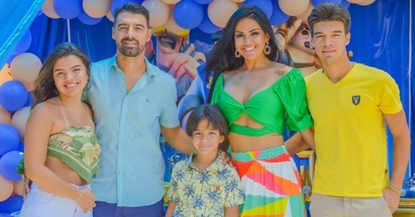 Gloria Vera festejó el cumpleaños del más pequeño de la familia