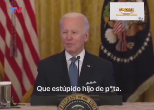 Joe Biden a un periodista: "Estúpido hijo de p…".