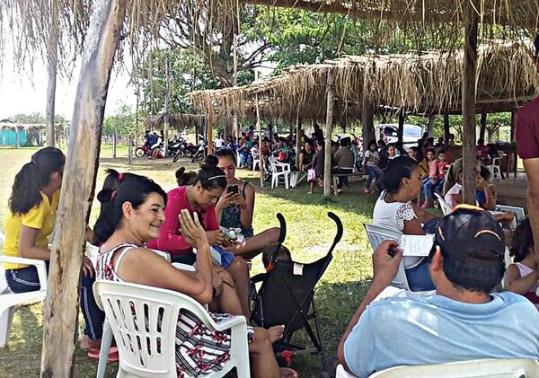Comunidad Cañada la Paz festeja día de su patrona y repudia violencia