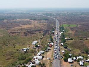 Tras cierre de ruta, intendente de Benjamín Aceval se reunió con indígenas - Megacadena — Últimas Noticias de Paraguay