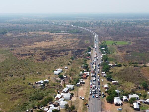 Indígenas advirtieron que volverán a cerrar la ruta Transchaco en la mañana del miércoles - Megacadena — Últimas Noticias de Paraguay