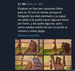 Crónica / Fotógrafo le plantó a quinceañera en su sesión, pero otro qué pasaba por el lugar le hizo gratis
