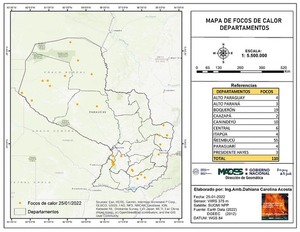 Focos de calor en descenso por las lluvias - ADN Digital