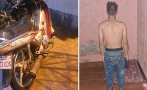Detienen infraganti a un ladrón de motocicleta en Ciudad Nueva