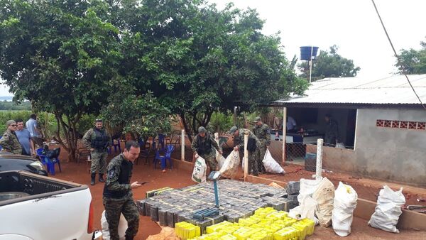 Allanan vivienda y hallan 1.769 kilos de supuesta marihuana