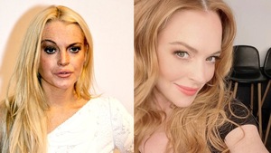 Lindsay Lohan asombró a todos con su nuevo rostro