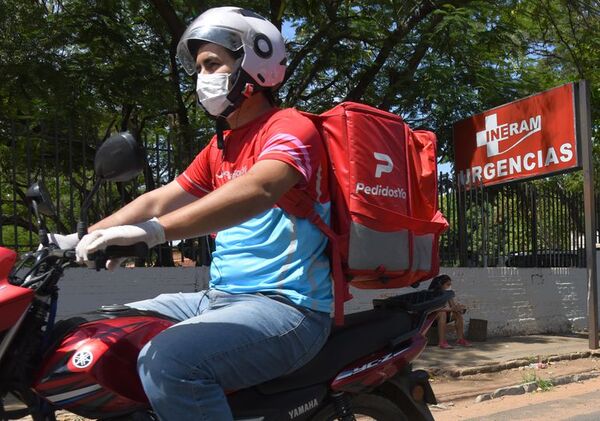 Deliverys exigen agua, alimentación y lugar de descanso ante extremo calor - Nacionales - ABC Color