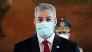 El presidente Mario Abdo a pesar de haber cumplido el aislamiento, sigue siendo positivo al covid