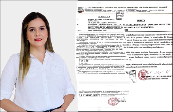 Maria Gloria Rodríguez propuso construcción de 100 viviendas sociales y aumentar beneficiarios al programa Tekopará