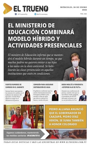 Portadas de este miércoles 26 de enero de 2022