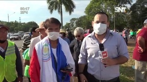 Exfuncionarios de Itaipú cierran ruta - SNT