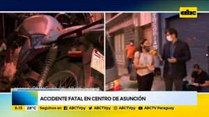 Accidente fatal en el Microcentro de Asunción - ABC Noticias - ABC Color