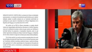 Giuzzio presenta denuncia penal contra Horacio Cartes | Noticias Paraguay