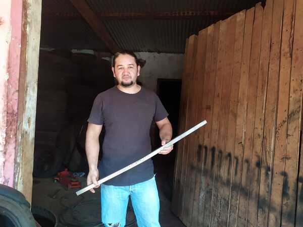 Gomero Héroe se enfrentó a asaltantes con un hierro