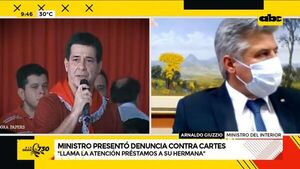 Ministro Giuzzio presentó denuncia contra Horacio Cartes  - A La Gran 7-30 - ABC Color