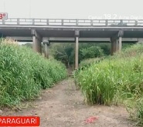 El arroyo Caañabé está totalmente seco - Paraguay.com