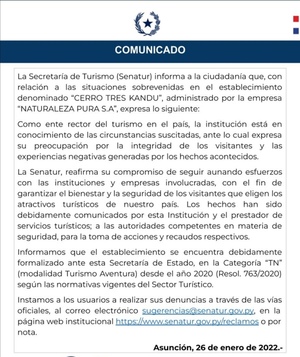 ¿Qué sucederá con el Cerro Tres Kandú?