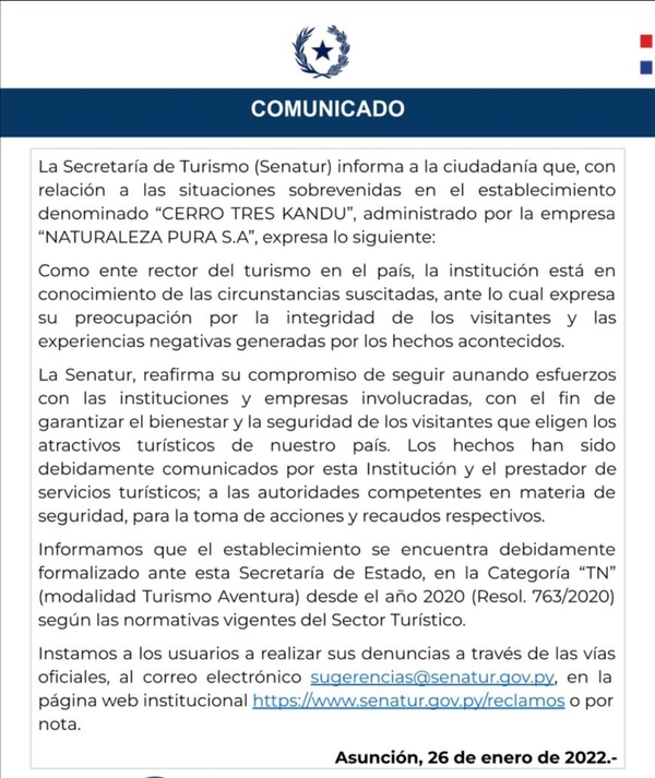 ¿Qué sucederá con el Cerro Tres Kandú?