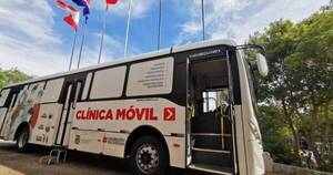 La Nación / Clínica móvil en la Municipalidad de Asunción ya logró vacunar a 110 personas en 10 días