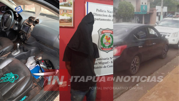 HURTAN VEHÍCULO DE VETERINARIO Y LO RECUPERAN MINUTOS DESPUÉS. - Itapúa Noticias