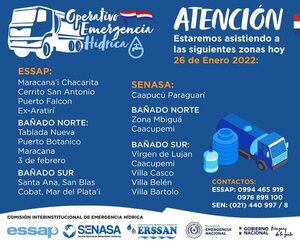 Inicia operativo de emergencia hídrica - ADN Digital