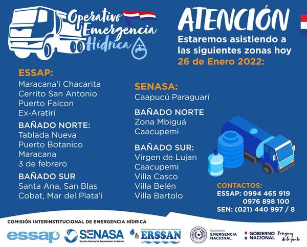 Inicia operativo de emergencia hídrica - ADN Digital