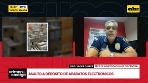 Asaltaron depósito de aparatos electrónicos - Crimen y castigo - ABC Color