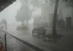 Breve temporal causó destrozos en el Club Deportivo Sajonia - SNT
