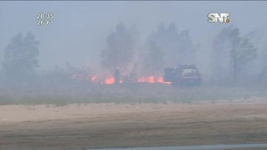 El fuego no para: Incendio de gran magnitud en Puerto Pabla - SNT