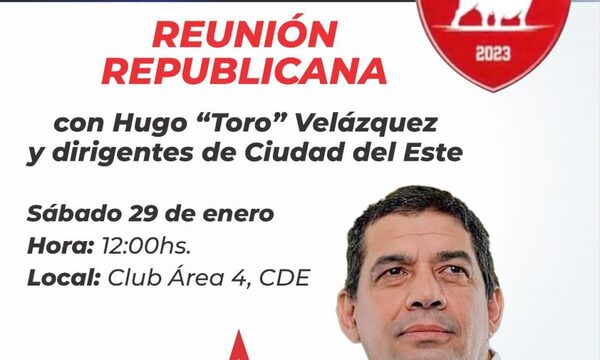 «Toro» Velázquez inicia primera gira por Alto Paraná con miras a las internas – Diario TNPRESS