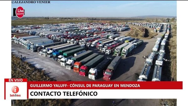 Camioneros paraguayos sufren excesivas demoras en frontera Argentina - Chile - Megacadena — Últimas Noticias de Paraguay