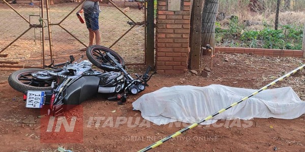 MOTOCICLISTA FALLECE EN ACCIDENTE EN BELLA VISTA - Itapúa Noticias