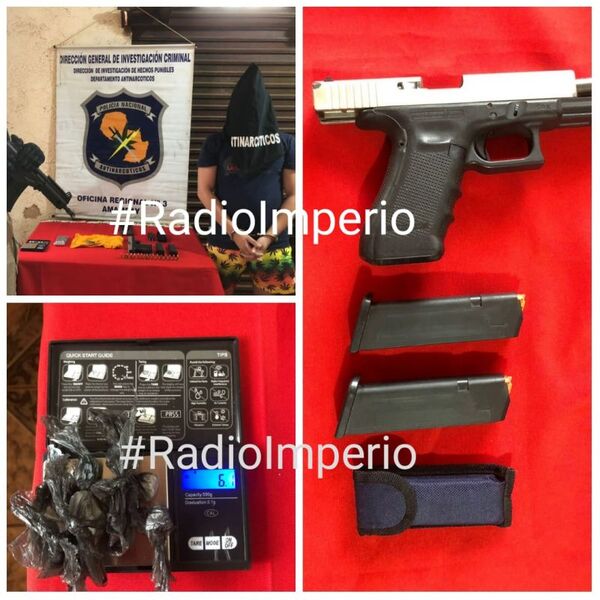 Antinárcoticos allana supuesta boca de fumo en el barrio San Blas