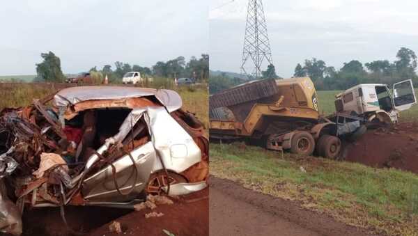 GRAVE ACCIDENTE EN ALTO PARANÁ DEJA UN FALLECIDO - Itapúa Noticias