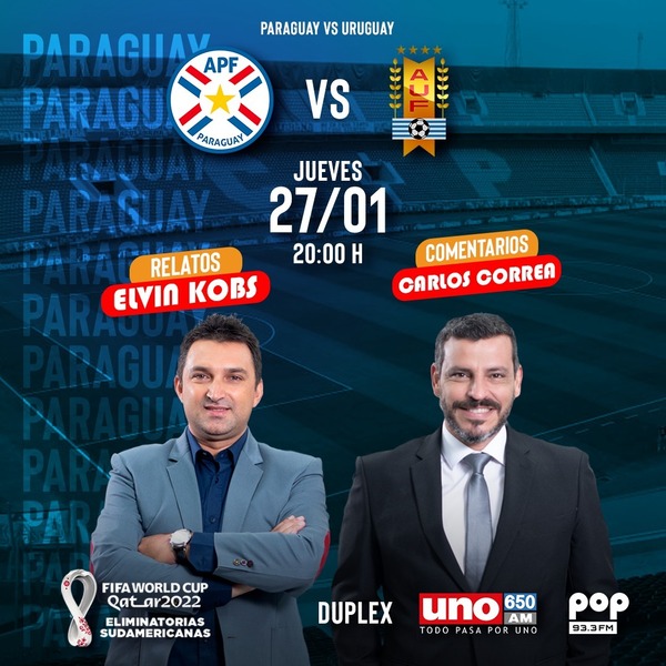 Radio UNO llega a Encarnación: ¡hoy el partido de la Albirroja lo vivís por Radio Pop!