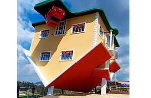 La “casa loca” conocida también como “la casa al revés” que todos quieren visitar