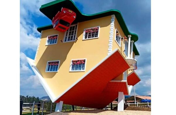 La “casa loca” conocida también como “la casa al revés” que todos quieren visitar