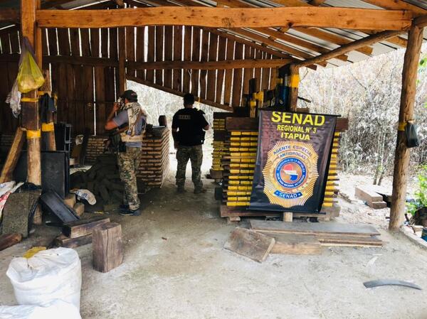 Tras allanamiento incautan casi 18 toneladas de marihuana en una vivienda rural en Caazapá