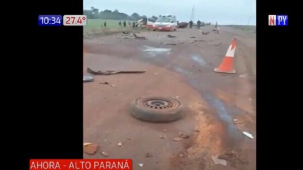 Conductor muere aplastado en accidente de tránsito en Ñacunday | Noticias Paraguay