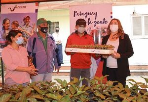 INDERT entregó 4.100 plantines a productores
