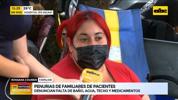 Penurias de familiares de pacientes internados en el IPS Ingavi - ABC Noticias - ABC Color
